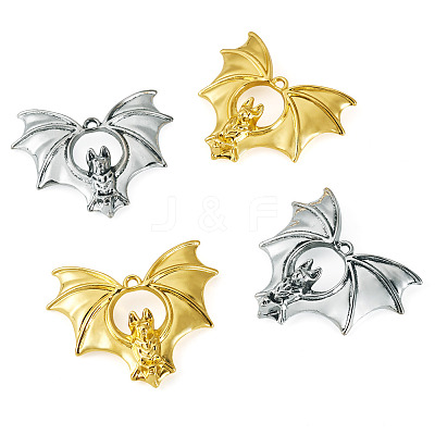 4Pcs 2 Colors Tibetan Style Alloy Pendants FIND-TADJ0001-18-1