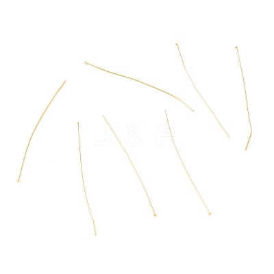 Brass Flat Head Pins X-KK-F824-114E-G-1