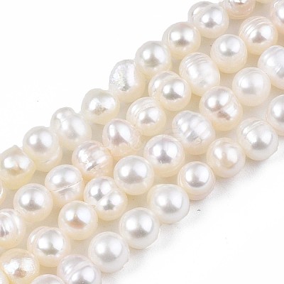 Natural Cultured Freshwater Pearl Beads Strands PEAR-N013-04A-1