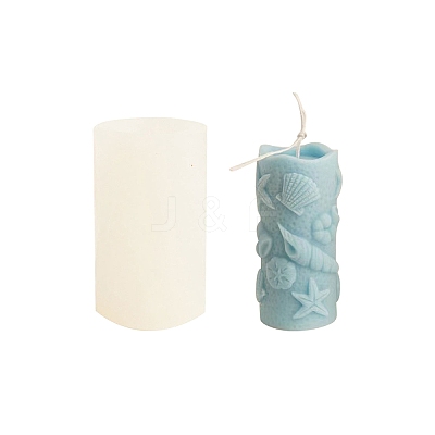Sea Theme Food Grade DIY Silicone Candle Molds PW-WG35303-01-1