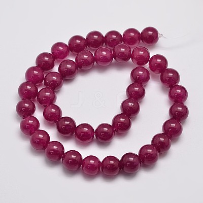 Natural & Dyed Malaysia Jade Bead Strands G-A146-10mm-A15-1