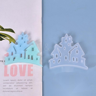 Halloween DIY Castle Ghost Silicone Molds DIY-L021-50-1