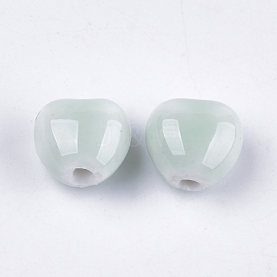 Handmade Porcelain Beads X-PORC-S498-16B-01-1