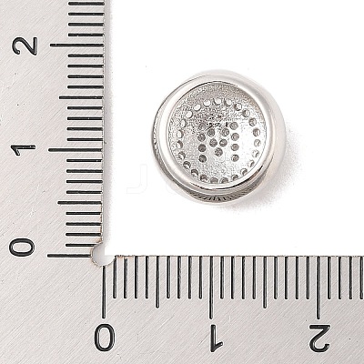Rack Plating Brass & Cubic Zirconia Pendants KK-Z047-07P-M-RS-1
