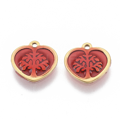 201 Stainless Steel Pendants STAS-R099-04-1