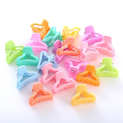 Plastic Claw Hair Clips OHAR-P021-09A-01-1