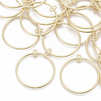 Alloy  2-Loop Link Pendants X-PALLOY-S132-040A-G-1