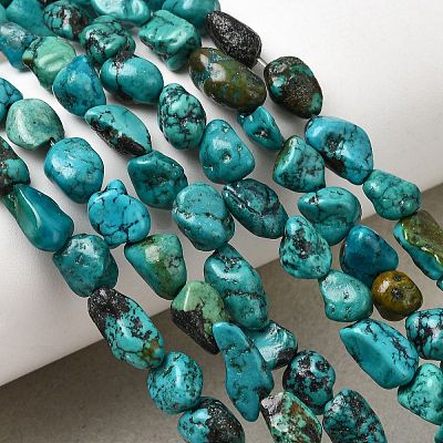 Natural HuBei Turquoise Bead Strands G-H345-A01-11-1