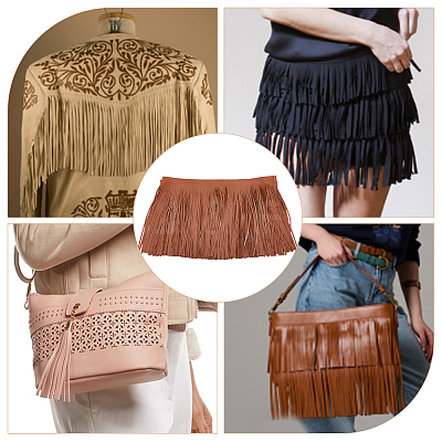 3M PU Leather Fringe Trim DIY-HS0002-30C-1