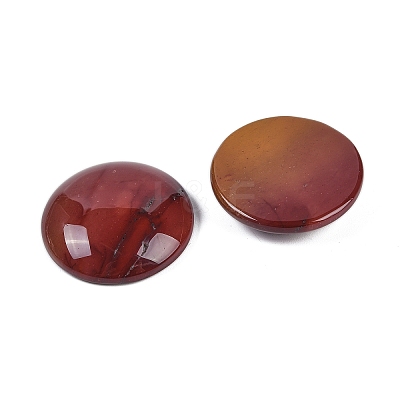 Natural Mookaite Cabochons G-H1596-FR-25mm-18-1