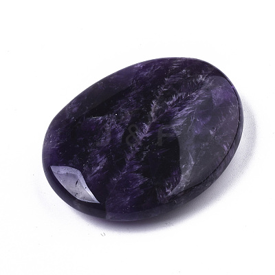 Oval Natural Mixed Gemstone Palm Stone G-N0326-017-1