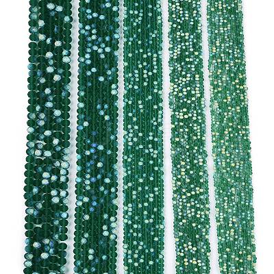 Transparent Glass Beads Strands LS-EGLA-A044-T6mm-MB18-1