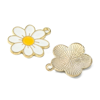 8Pcs 4 Styles Alloy Enamel Charms ENAM-YW0003-11-1