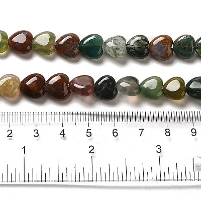 Natural Indian Agate Bead Strands G-R190-11-1