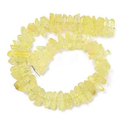 Natural Crackle Quartz Beads Strands G-R012-B06-03-1