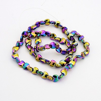 Electroplate Non-magnetic Synthetic Hematite Bead Strands G-J286-05E-1