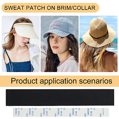 Rectangle Cloth Sweat Liner DIY-WH0632-35A-01-1
