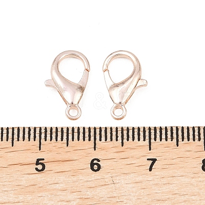 Zinc Alloy Lobster Claw Clasps X-E105-RG-1