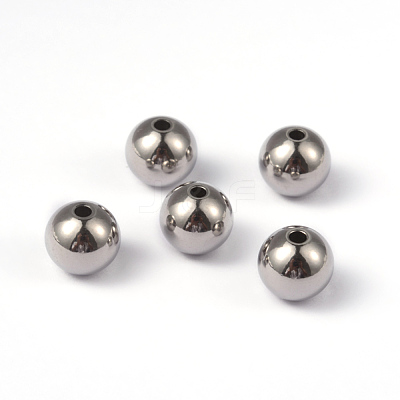 Tarnish Resistant 202 Stainless Steel Beads STAS-O091-10mm-04P-1
