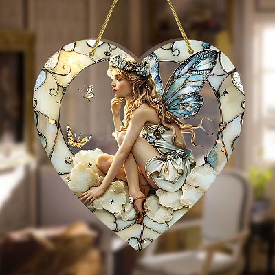 Angel Acrylic Window Hanging Ornaments PW-WGB84D4-01-1