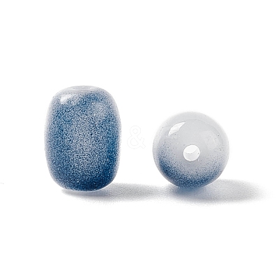 Opaque Glass Beads GLAA-F117-06E-1