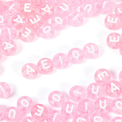 100Pcs 5 Styles Transparent Acrylic Beads TACR-TA0001-54B-1