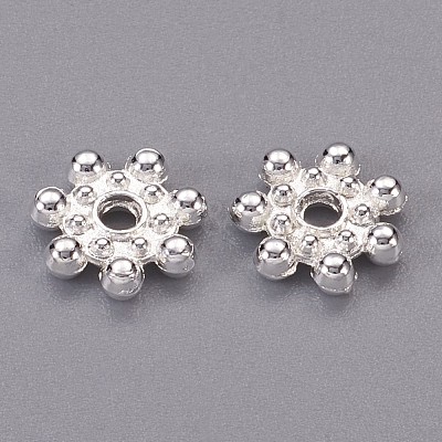 Tibetan Style Alloy Daisy Spacer Beads X-TIBEB-O004-04S-1
