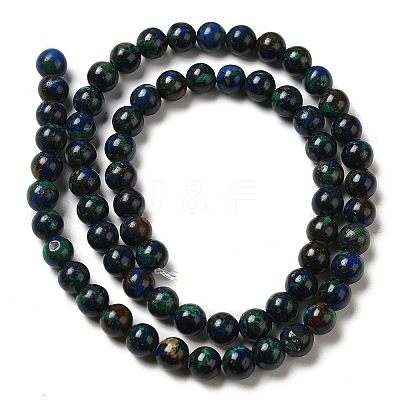 Natural Azurite Beads Strands G-H298-A01-02-1