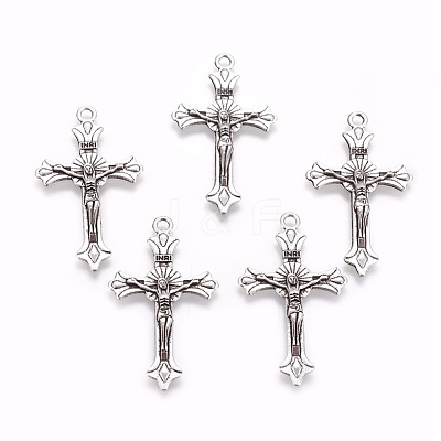 Tibetan Style Alloy Pendants PALLOY-WH0066-01AS-1
