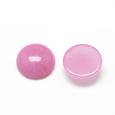 Natural White Jade Cabochons X-G-R416-10mm-04-1
