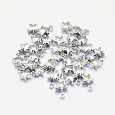 Long-Lasting Plated Brass Charms KK-K193-007P-NF-1