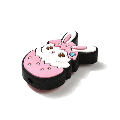 Easter Themed Silicone Focal Beads SIL-L006-A03-1