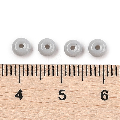 Imitation Jade Glass Seed Beads SEED-Q038-01G-1