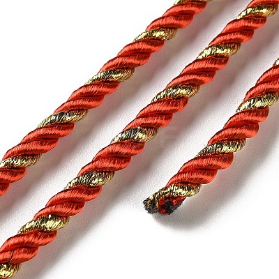 Two Tone Nylon Twisted Round Cord NWIR-S001-02-1