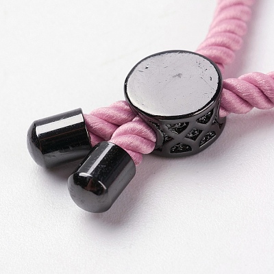 Nylon Twisted Cord Bracelet Making MAK-K007-B-1