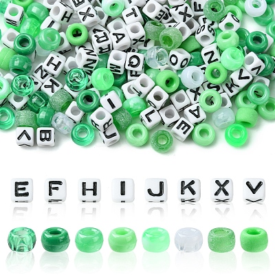 Transparent & Opaque Acrylic Beads KY-FS0001-26B-1