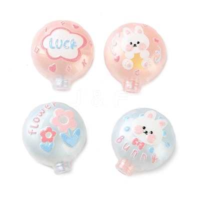 Opaque Printed Acrylic Beads AC-CBA6251-01-1