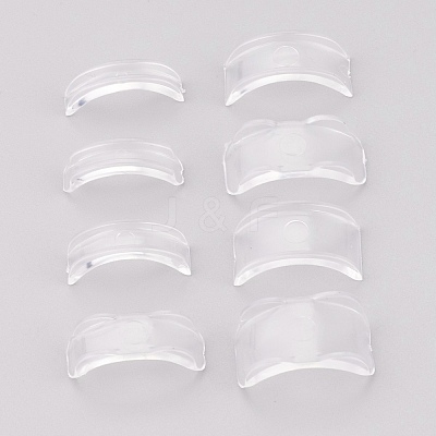 8Pcs 8 Sizes Plastic Invisible Ring Size Adjuster X-TOOL-H005-01-1