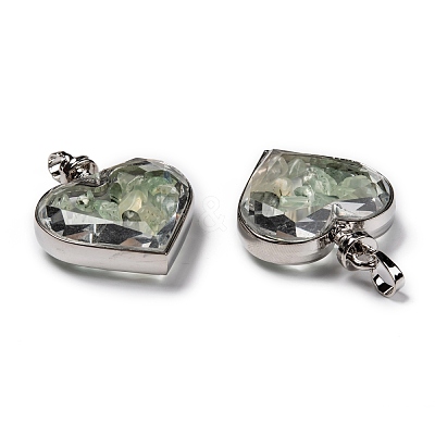 Glass Bottle Pendants G-Z010-02D-1