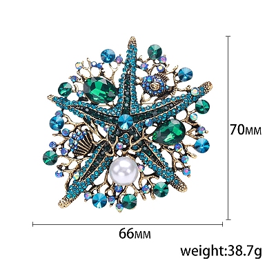 Alloy Brooches PW-WG38456-01-1