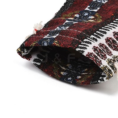 Ethnic Printed Polycotton Drawstring Storage Bags FB-CBA307F-01A-1