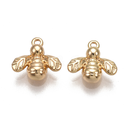 Brass Charms KK-T038-404G-1