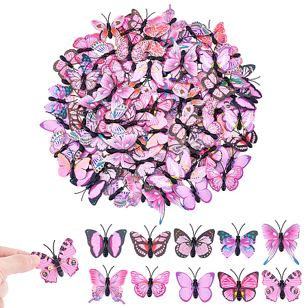 100Pcs PVC Brooches JEWB-UN0001-12B-1