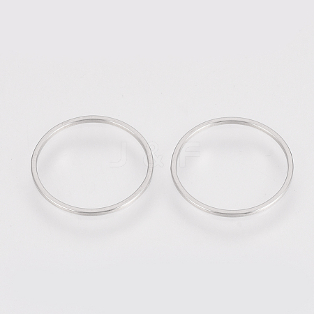 Non-Tarnish 304 Stainless Steel Linking Ring X-STAS-S079-13A-1