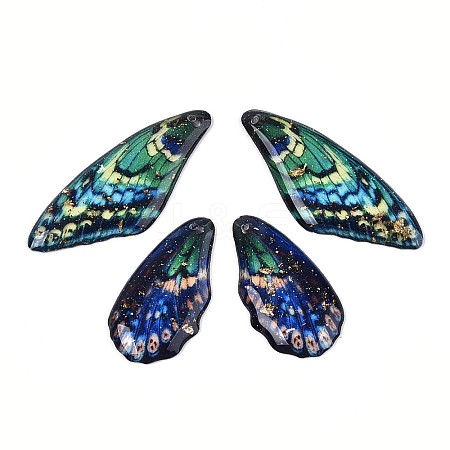 Epoxy Resin Pendants X-RESI-N045-02A-1