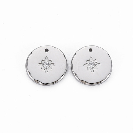 304 Stainless Steel Charms STAS-N097-091P-NR-1