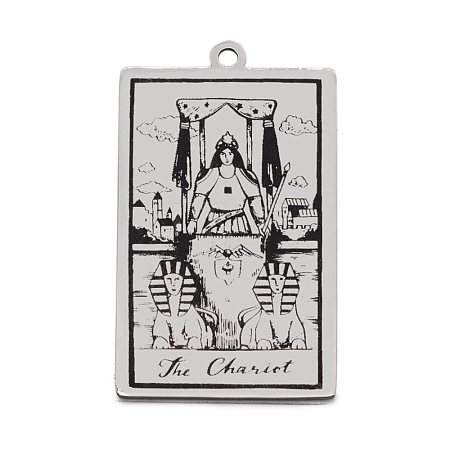 Non-Tarnish 201 Stainless Steel Pendants STAS-S105-LA211-5-1