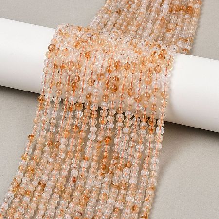 Heated Natural Citrine Bead Strands X-G-P466-01E-01-1