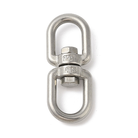 304 Stainless Steel 8 Shape Swivel Clasps STAS-S127-03P-05-1