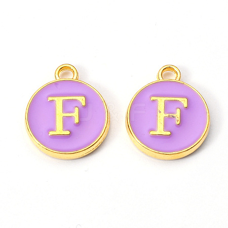Golden Plated Alloy Enamel Charms LS-ENAM-S118-10F-1